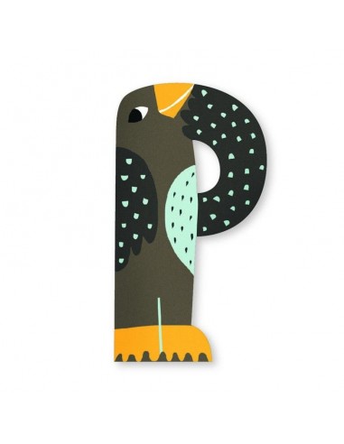 Lettre P en bois M. Carlslund - Vilac Lettre P en bois M. Carlslund - Vilac