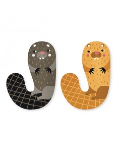 Lettre J en bois M....