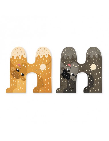 Lettre H en bois M. Carlslund - Vilac Lettre H en bois M. Carlslund - Vilac
