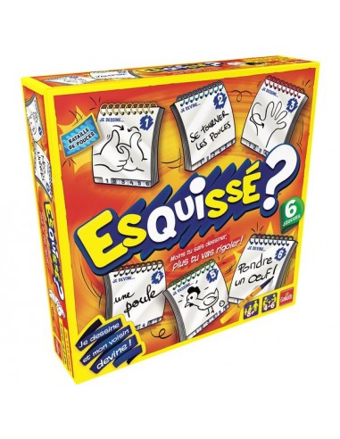 Esquissé 6 joueurs - jeu Goliath