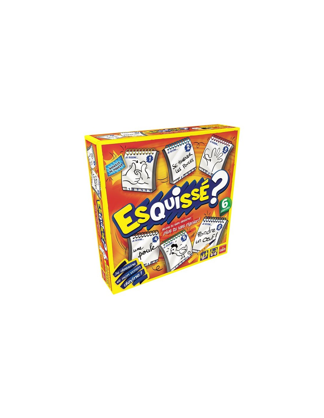 Esquissé 6 joueurs - jeu Goliath