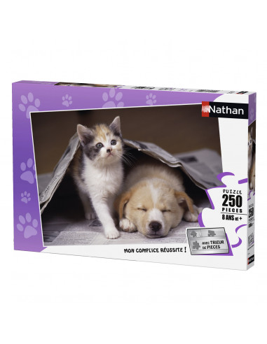 Puzzle 250 Pieces Nouvelles Du Jour Puzzle Chien Et Chat Nathan Lapouleapois Fr Puzzle 250 Pieces Nouvelles Du Jour Puzzle Chien Et Chat Nathan Lapouleapois Fr