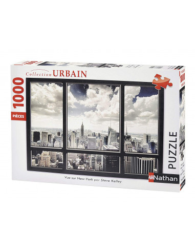 Puzzle 1000 pièces vue sur New-York -...