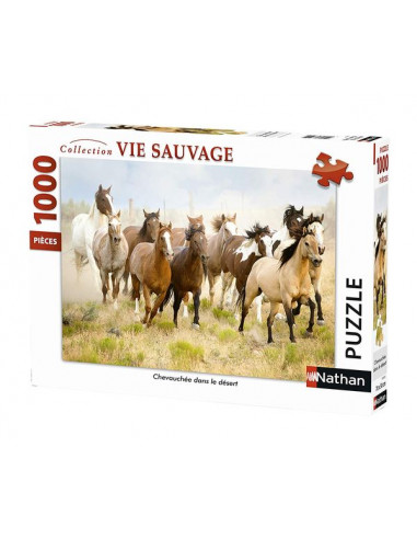 Puzzle 1000 pièces chevauchée dans le...