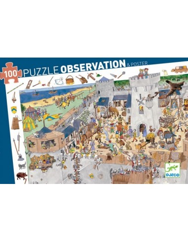 Puzzle d'observation Le chateau fort... Puzzle d'observation Le chateau fort...