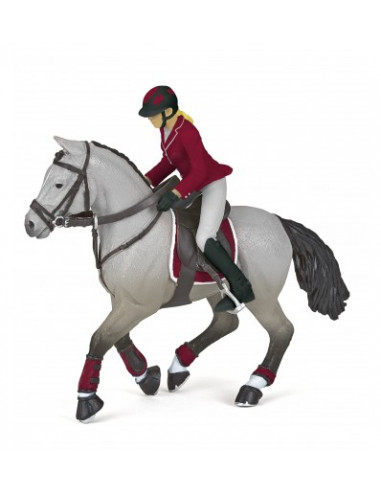 Figurines cheval de concours et sa...