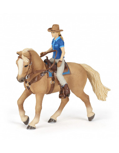 Figurines cheval western et sa...