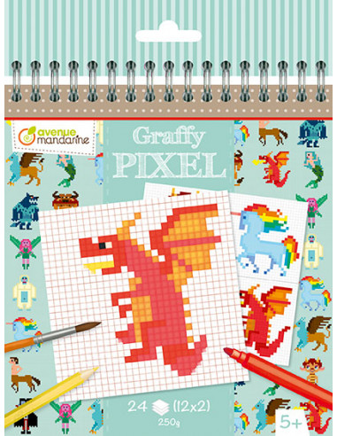 Coloriage pixel créatures...