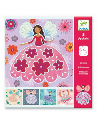 Pochoirs fées - Djeco Pochoirs fées - Djeco