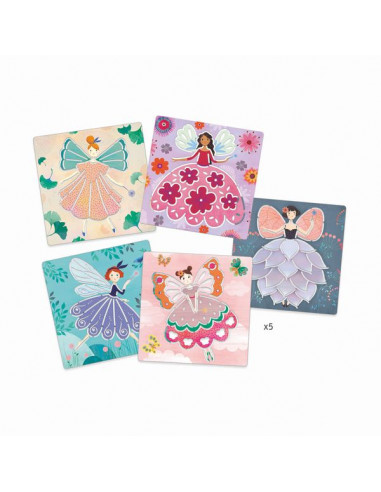 Pochoirs fées - Djeco Pochoirs fées - Djeco