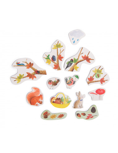 Calendrier magnétique des saisons Le... Calendrier magnétique des saisons Le...