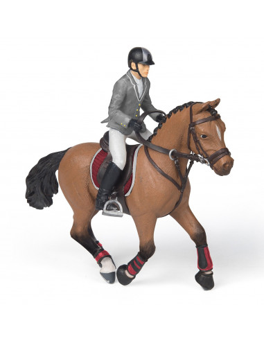 Figurines cheval de concours et son... Figurines cheval de concours et son...