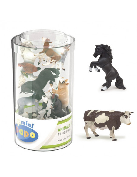 12 Mini Figurines Animaux de la Ferme pour l'anniversaire de votre enfant -  Annikids