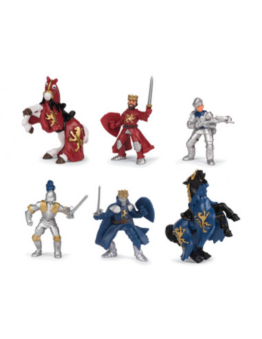 12 mini figurines chevaliers - Papo 12 mini figurines chevaliers - Papo