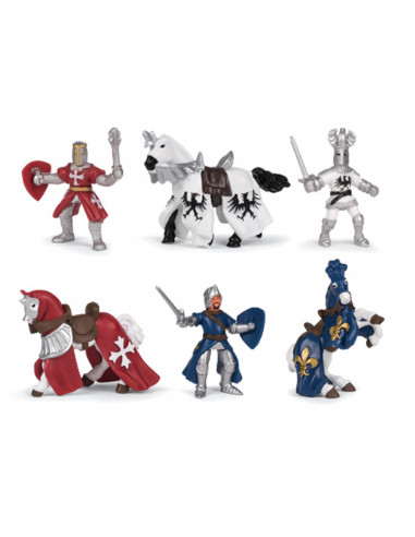12 mini figurines chevaliers - Papo