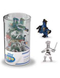12 mini figurines...