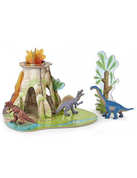 8 Mini figurines dinosaures pour gâteau