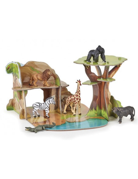 Mini savane - décor pour figurines Papo 