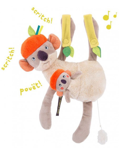 Peluche toute douce boîte à musique koala - Cadeau bébé