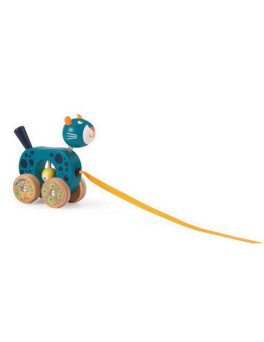 Petite Panthere A Tirer Dans La Jungle Jouet A Tirer Moulin Roty