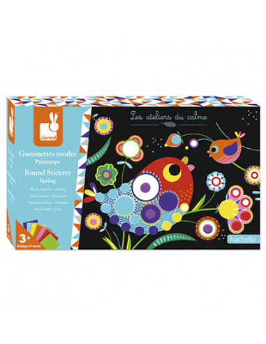 Gommettes rondes Printemps - Les...
