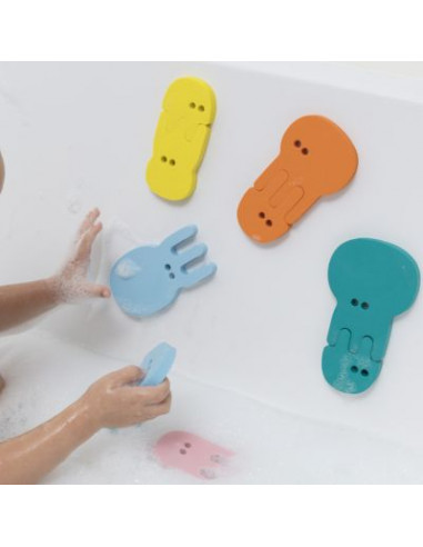 Puzzle De Bain Meduse Quut Jouet De Bain Lapouleapois Fr