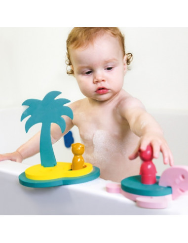 Puzzle de bain l'île au trésor - Quut Puzzle de bain l'île au trésor - Quut