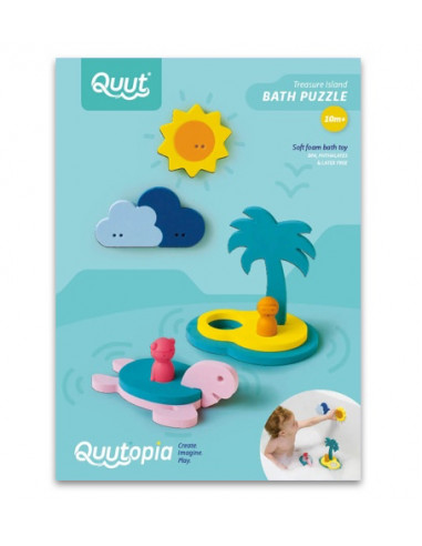 Puzzle de bain l'île au trésor - Quut