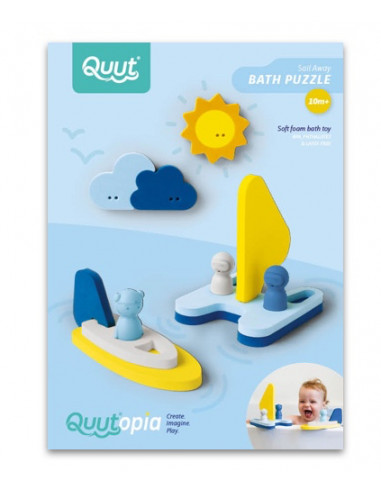 Puzzle de bain bateaux - Quut