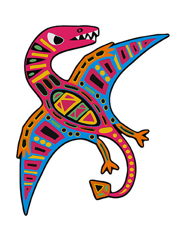 Scratch art Dinosaures silhouettés -... Scratch art Dinosaures silhouettés -...