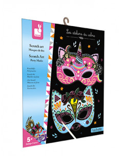 Scratch art Masques de fête...