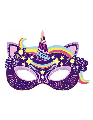 Scratch art Masques de fête - Les... Scratch art Masques de fête - Les...