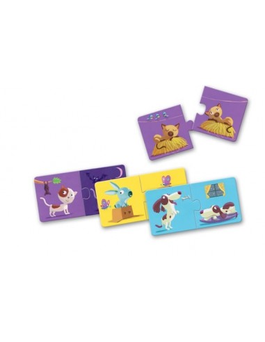 Puzzle duo contraires - Djeco Puzzle duo contraires - Djeco