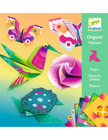 Origami tropiques - Djeco Origami tropiques - Djeco
