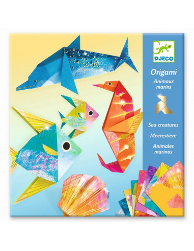 Origami animaux marins - activité manuelle Djeco 