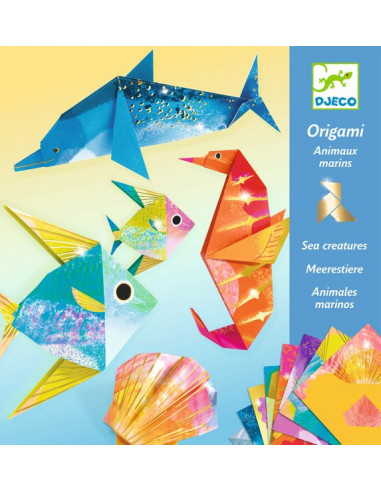 Origami animaux marins - Djeco Origami animaux marins - Djeco