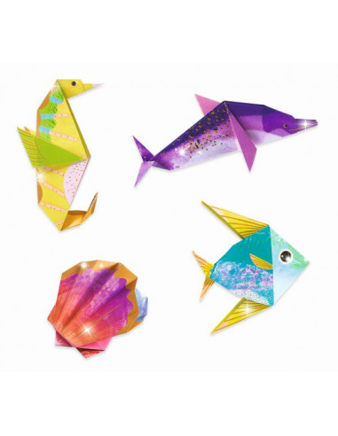 Origami animaux marins - Djeco Origami animaux marins - Djeco
