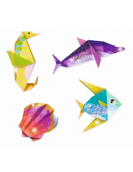Origami Animaux Marins Activite Manuelle Djeco Lapouleapois Fr