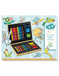 Boite de couleurs pour les...