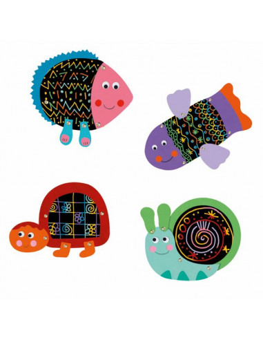 Cartes A Gratter Gratte Les Animaux Rigolos Djeco Cartes A Gratter Gratte Les Animaux Rigolos Djeco