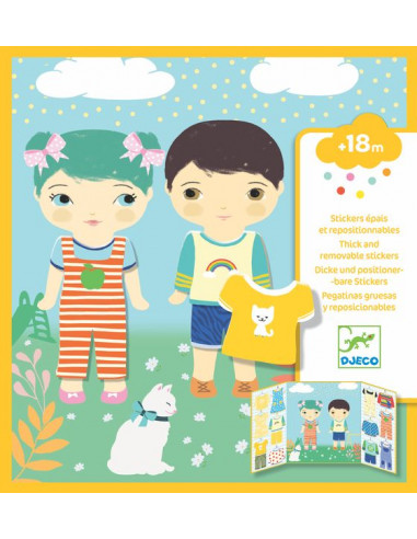 Stickers repositionnables les habits... Stickers repositionnables les habits...