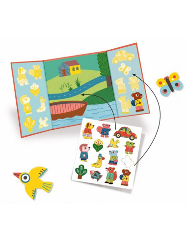 Stickers repositionnables les animaux... Stickers repositionnables les animaux...