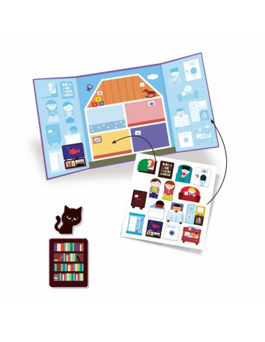 Stickers repositionnables la maison -... Stickers repositionnables la maison -...