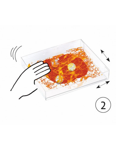 Peindre avec des billes nature... Peindre avec des billes nature...