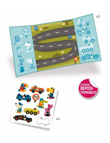 Stickers repositionnables les... Stickers repositionnables les...