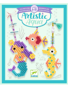 Collage à l'eau marins...