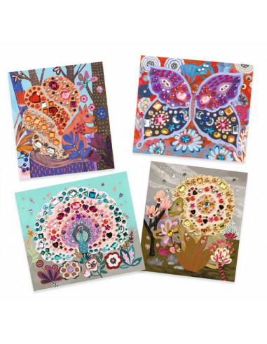 Beautés sauvages Artistic Strass - Djeco Beautés sauvages Artistic Strass - Djeco