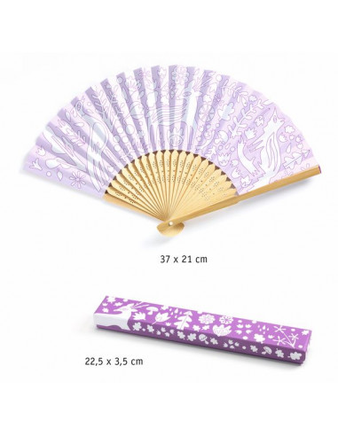 Eventail à colorier belle des bois -... Eventail à colorier belle des bois -...