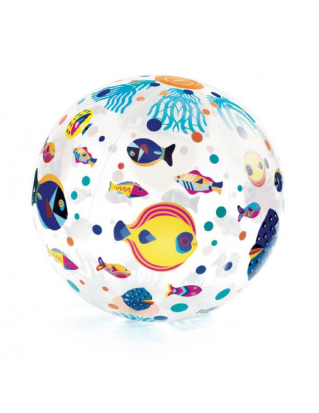 Ballon gonflable fishes ball - jeu de plein air Djeco