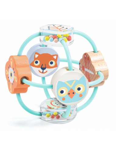 Hochet BabyBali - Djeco Hochet BabyBali - Djeco